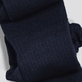 Gerippte Socken aus Baumwolle 'navy'