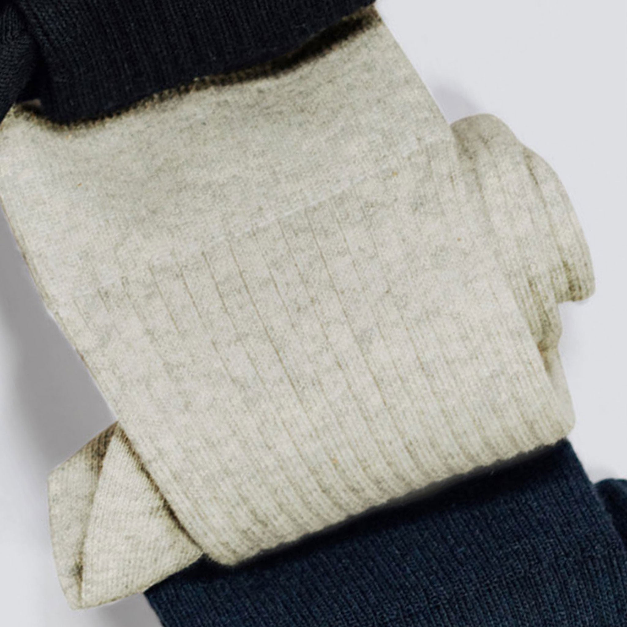 Gerippte Socken aus Baumwolle 3er Pack