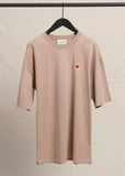 Oversized T-Shirt mit Herz Logo