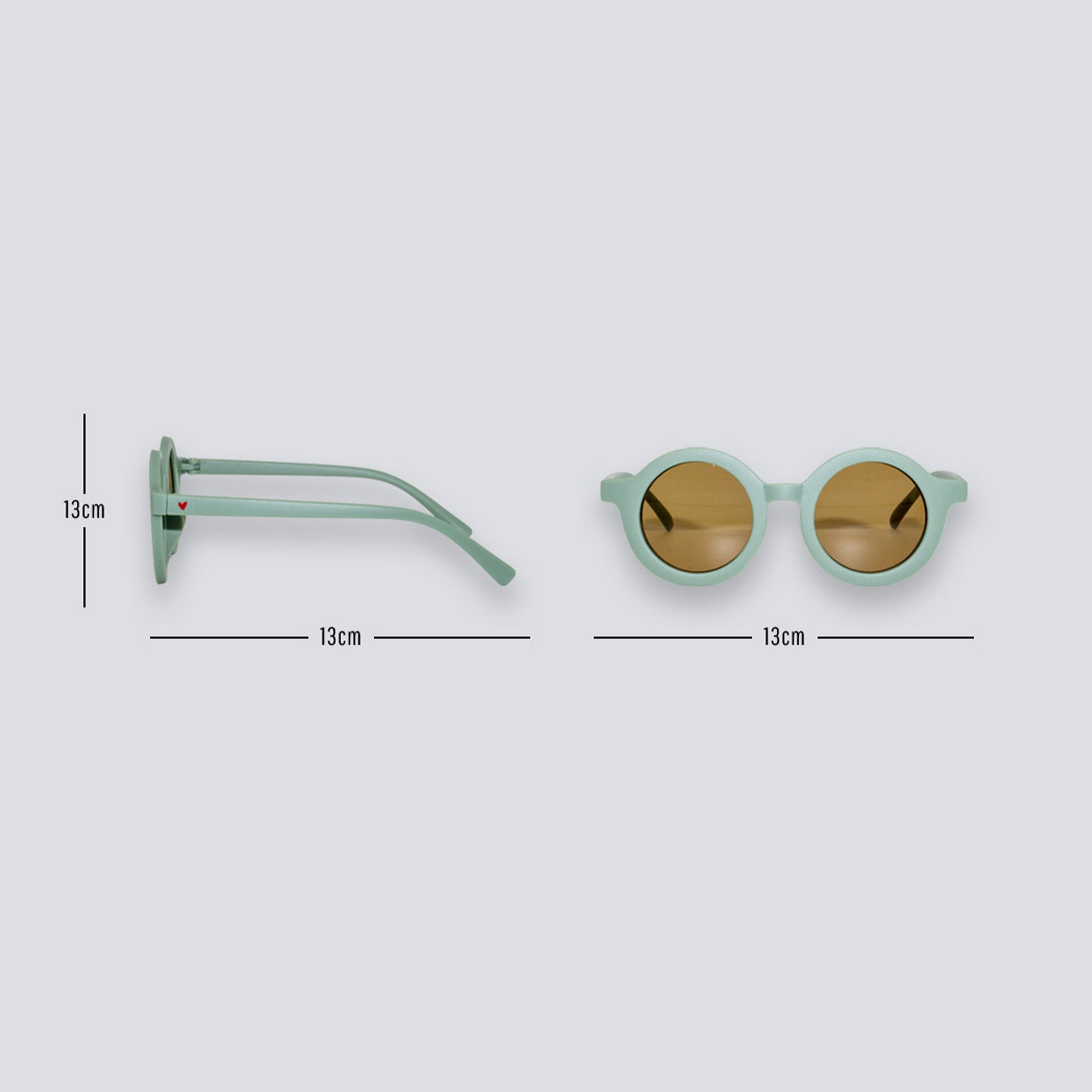Kinder Sonnenbrille mit Herz Logo