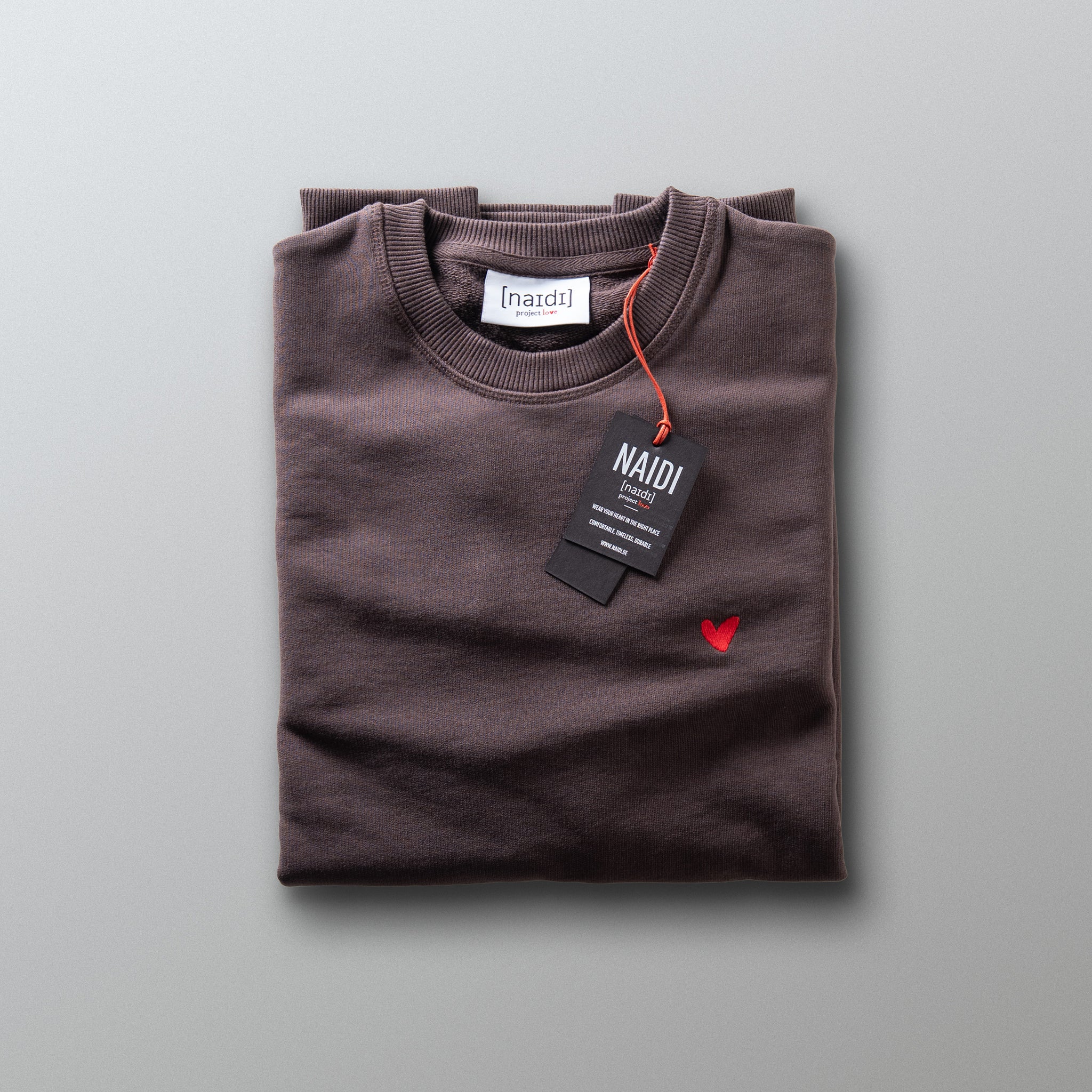 Sweatshirt mit Herz Logo