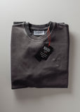 Stone Washed Sweatshirt mit Herz Logo Tonal