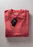 Stone Washed Sweatshirt mit Herz Logo