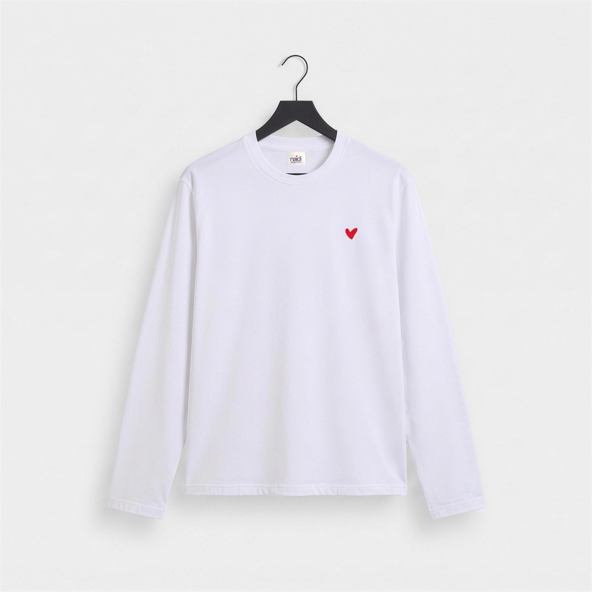 Herren Longsleeve mit Herz Logo (Brust)